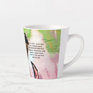 Tasse Latte Jésus aime éternellement