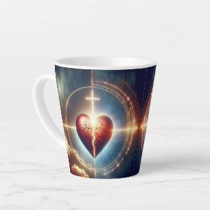 Tasse Latte Jésus-Christ peut guérir le coeur brisé