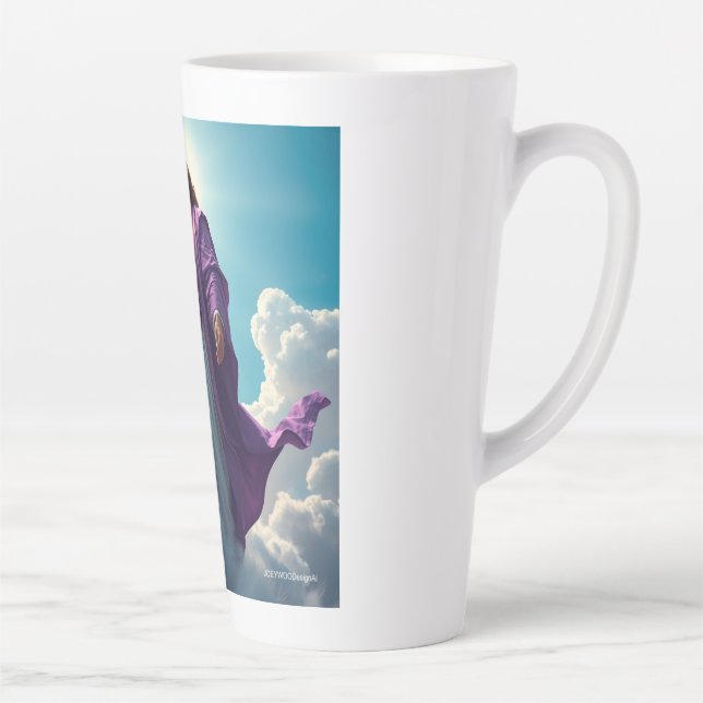 Tasse Latte Jésus dans le nuage (Droite)