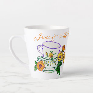 Tasse Latte Jesus & Me avec café ou thé