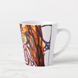 Tasse Latte Joie automnale des chouettes