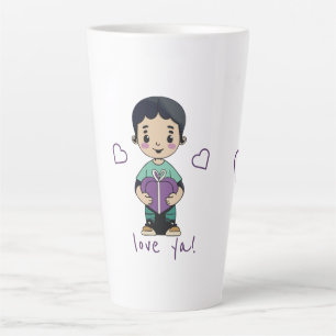 Tasse Latte Joli garçon Kiss