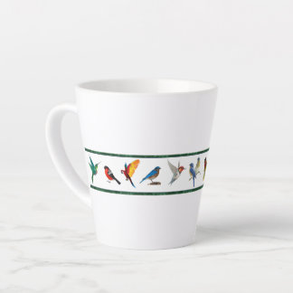 Tasse Latte Jolies Oiseaux (Collection Bridget)