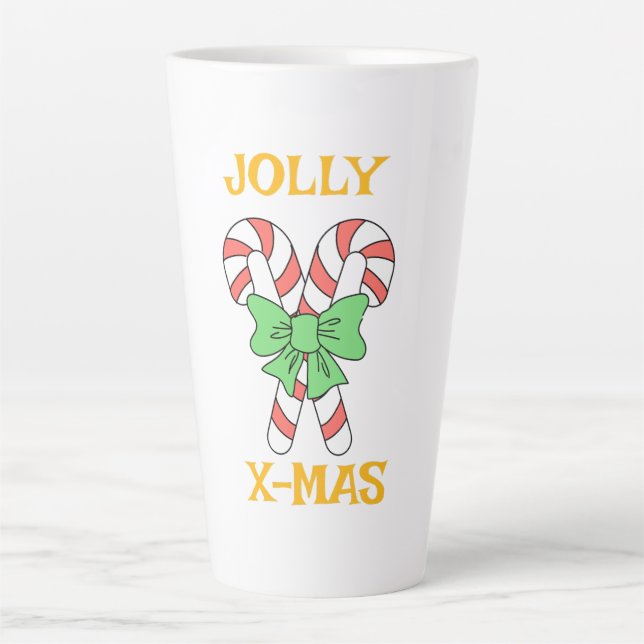 TASSE LATTE JOLLY CHRISTMAS (Devant)