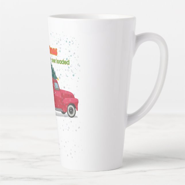 Tasse Latte Jolly Christmas Overloaded Truck (Droite)