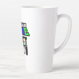 Tasse Latte Joueur Cadeau Gardez Le Jeu Calme Sur