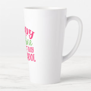 Tasse Latte Journée de l'enseignant Happy en ligne Premier jou