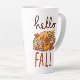Tasse Latte joyeux automne
