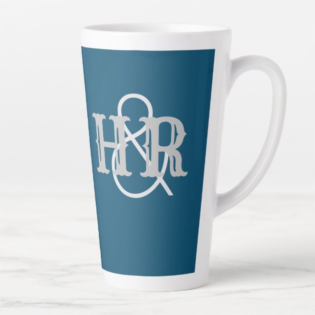 Tasse Latte Joyeux couple d'initiés sur un (Droite)