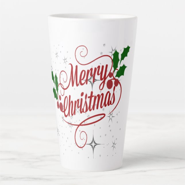 Tasse Latte Joyeux latte de Noël (Devant)