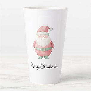 Tasse Latte Joyeux Noël Père Noël