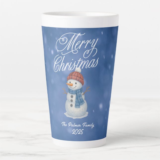 Tasse Latte Joyeux Noël Whimsman (Devant)