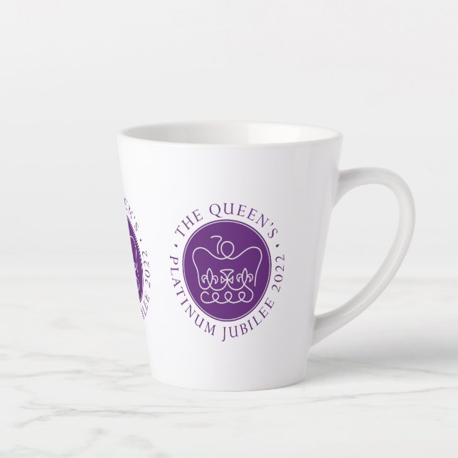 Tasse Latte Jubilé de platine de la reine (Droite)