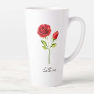Tasse Latte Juin Mois de naissance Rose