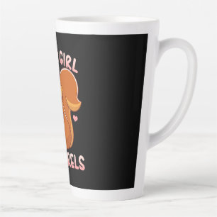 Tasse Latte Juste une fille qui aime les écureuils