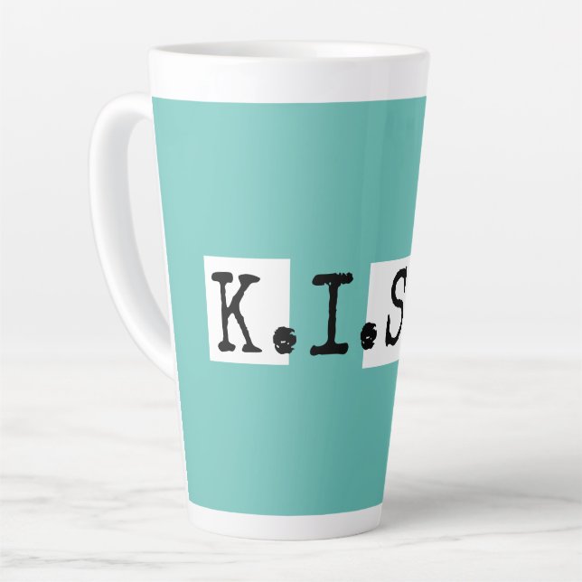 TASSE LATTE K.I.S.S. (Angle gauche)