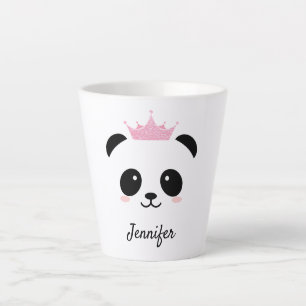 Tasse Latte Kawaii panda mignonne reine tlatte personnalisée m
