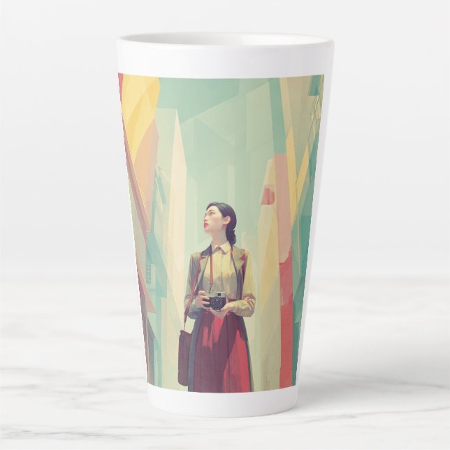 Tasse Latte Kazuko Fotografin (Vorderseite)