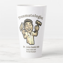 Tasse Latte Keep calm and fix the fracture TRAUMATOLOGIST MD