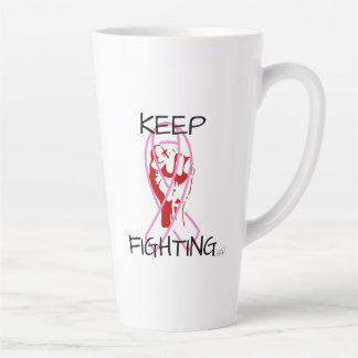 Tasse Latte Keep Fighting