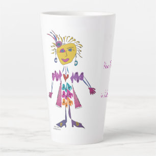Tasse Latte 'Kiki' - Comment vous vous présentez dans la vie,
