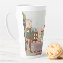 "King Street, Charleston, SC 1990" en latte