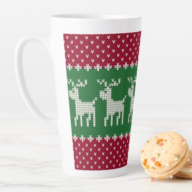 Tasse Latte Knit de vacances n°, 01 (En situation)