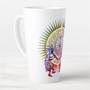Tasse Latte Kokopelli Duo - Homme Dans Le Maze - Sun 1a