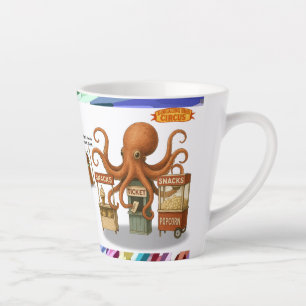 Tasse Latte La cabane de snacks du cirque d'Otto