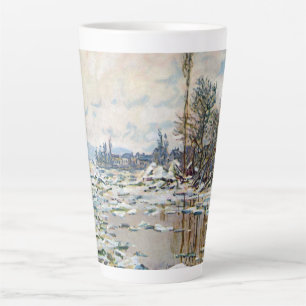 Tasse Latte La débâcle sur la Seine de Claude Monet