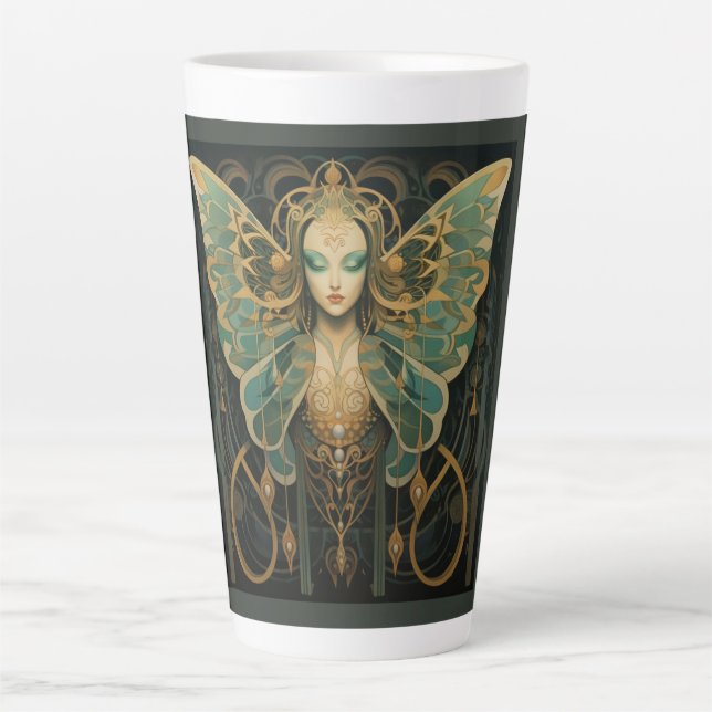 Tasse Latte La déesse Luna Moth (Devant)