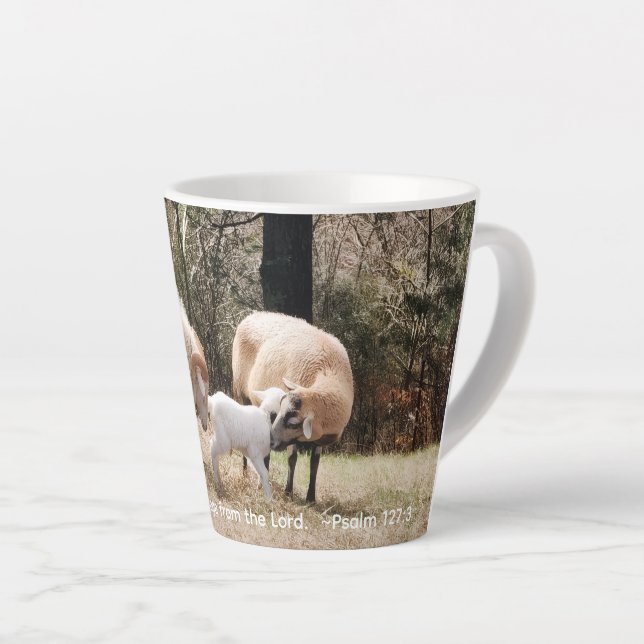 Tasse Latte La famille heureuse (Angle droit)
