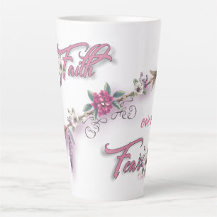 Tasse Latte La foi au-dessus de la peur