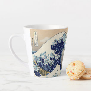 Tasse Latte La Grande Vague au large de Kanagawa Hokusai