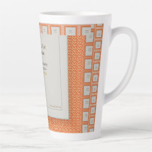 Tasse Latte La gratitude demeure : la quiétude garde la gratit