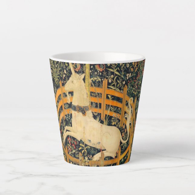 Tasse Latte La licorne en captivité (Devant)
