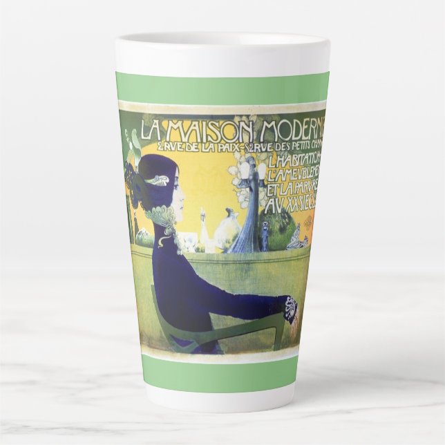 Tasse Latte La Maison Moderne Art Nouveau (Devant)