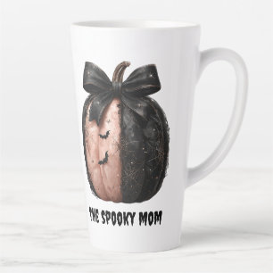 Tasse Latte La maman Éffrayante Citrouille d'Halloween