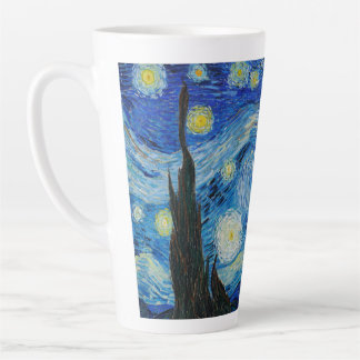 Tasse Latte La nuit étoilée de Vincent Van Gogh