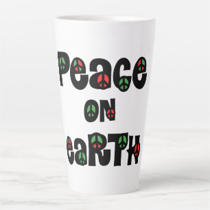 Tasse Latte La Paix sur Terre Noël