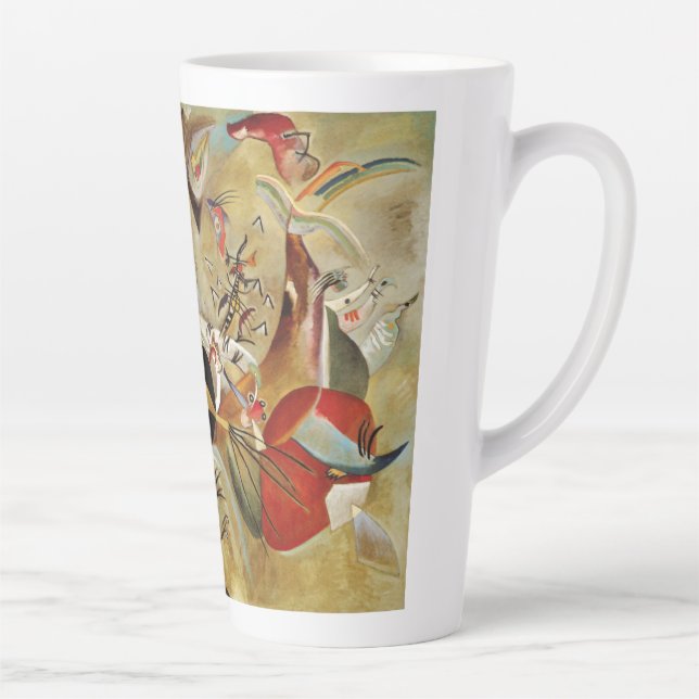Tasse Latte La peinture Abstraite de composition de Kandinsky (Droite)
