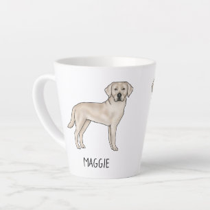 Tasse Latte Labrador Retriever crème Chien Lab mignon Votre no