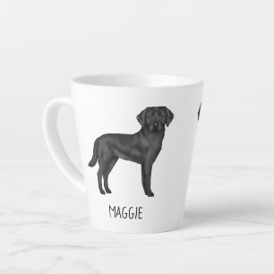 Tasse Latte Labrador Retriever Noir Design Chien Mignon Votre