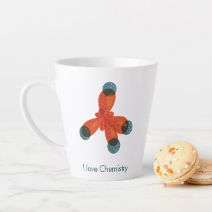 Tasse Latte L'amour de la chimie organique