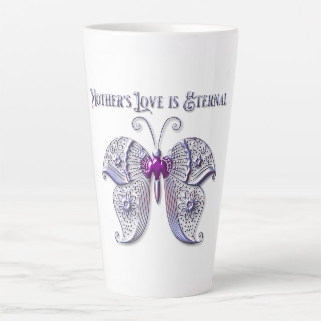 Tasse Latte L'amour de la mère est éternel (Devant)