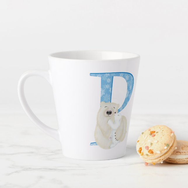 Tasse Latte L'animal ABC P est destiné à l'ours polaire latte  (En situation)