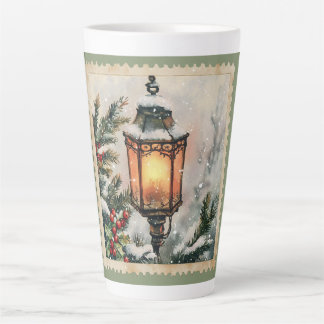 Tasse Latte Lanterne de Noël