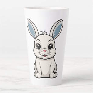 Tasse Latte Lapin Blanc