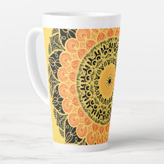 Tasse Latte l'art mandela