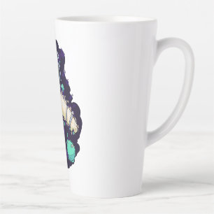 Tasse Latte L'astronaute Chat coloré